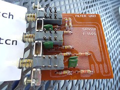 Sansui 771 Stereo Receiver Parting Out Hi/Lo Filter + muting switches + PCB