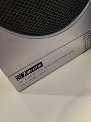 Emerson M2405 AM/FM Stereo Receiver With Speakers 60-1100 Works Except Cassette