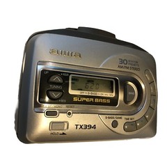 Aiwa HS-TX394 Radio Player Read Inside -Cassette Doesn’t Work- Radio Works @B