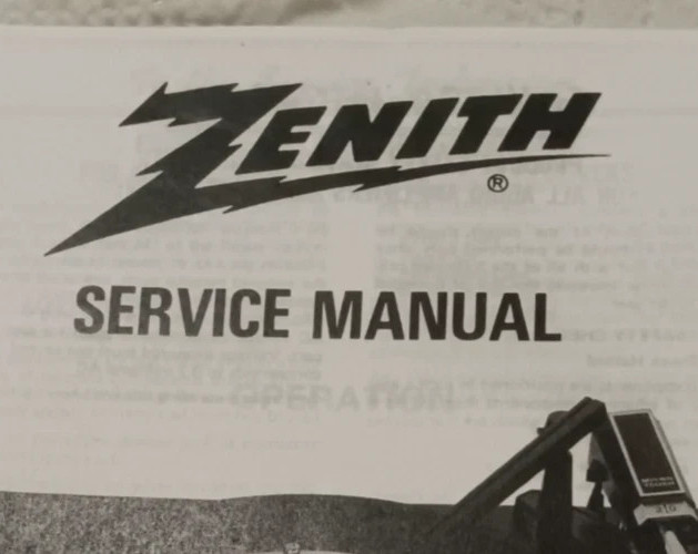 ZENITH RC-17 Turntable Service Manual Photocopy