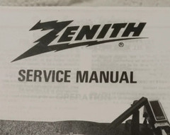 ZENITH RC-17 Turntable Service Manual Photocopy