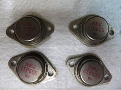 PIONEER SX-1250 STERO RECEIVER SET OF 8 OUTPUT TRANSISTORS