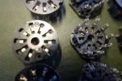 10 Ea Vintage 9 Pin Tube Sockets No Mounting