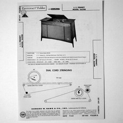 J C Penney Model 262FM Console Stereo AM FM Phono – SAMS Photofact ™ 1963 New