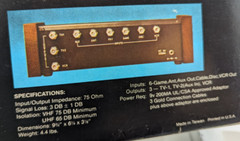 VTG Recoton V612 Video Master Control Center Producer Series (Open Box, Working)