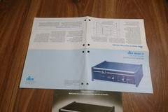 DBX Model 21 Decoder Instruction Manual & Brochure