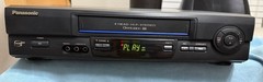 Panasonic VCR Plus PV-V4611 Blue Line 4 Head Hi-Fi Stereo Omnivision No Remote