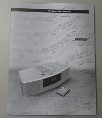 Bose Wave Radio CD – Owners Guide User Manual Original Instruction Booklet
