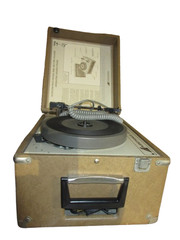 Vintage Audiotronics Model 304E Record Player, 4-Speed Turntable