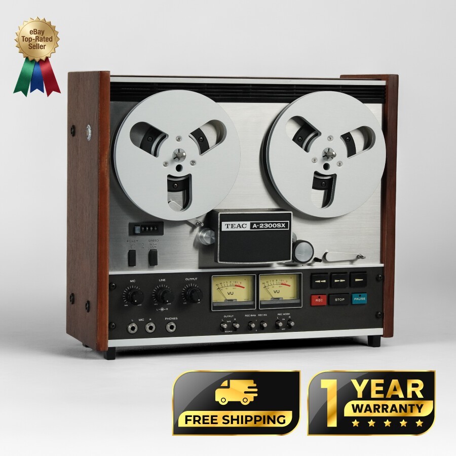 TEAC A-2300SX Vintage Reel-to-Reel Tape Deck – Restored – 1-Year Warranty