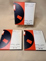 Lot of 3 Sony PR-150 Reel to Reel 1800ft 7” Non-Sticky Formula Polyester – Used