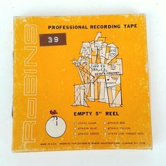 Robins Professional Recording Tape 5-Inch Reel #TR-50 Clear #39 Barry Goldberg