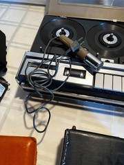 Wollensak 3M Reel to Reel Tape Recorder w/ Microphone Mid Century Audio Recorder