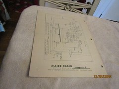 Knight Allied Radio Deluxe FM-AM Tuner 94 SX 711 Installation Operating Manual