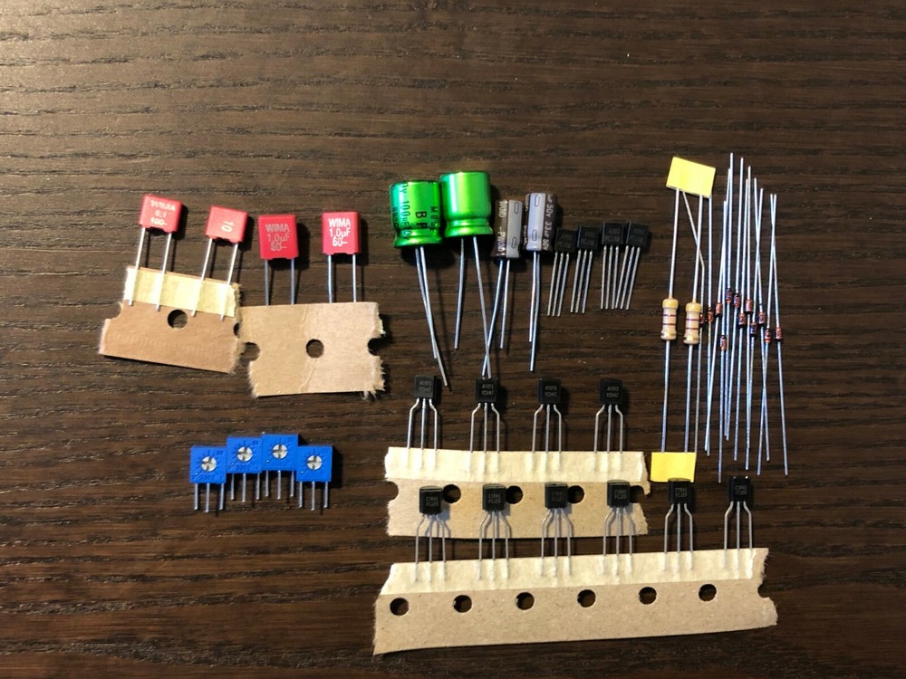 Sansui F-1474 Driver Boards Rebuild Receiver Recap Kit for Eight Deluxe
