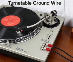 Professional 5ft Turntable Ground Wire – Eliminate Hum & Enhance Sound Quality