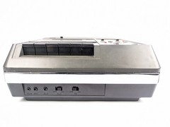 Sharp Cassette Recorder RD-771AV AC Cord Portable Tape Deck Gray Vintage Unit