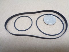 cassette tape turntable belt (one new belt) folded length (180 mm) total 360mm!