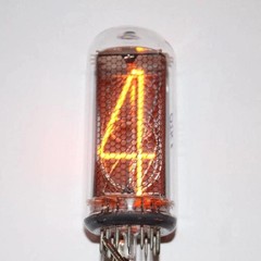 1x IN-18 ИН-18 Nixie Tube for Clock / Tested / Used / 1pcs in lot