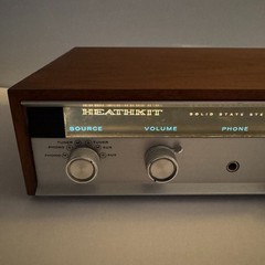 Heathkit AA-14 Stereo Amplifier w/ Manual Tested & Works Gorgeous Cabinet – READ