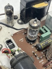 Vintage Heathkit TA-1 Tube Tape Amplifier Preamp Powers On Tubes Work