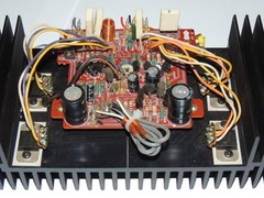 SONY STR-V5 Power Amp Full Assembly Right Channel & Heat Sink 00-000