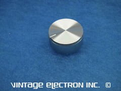 NEW Replacement DYNACO Knob (1-1/4″ diameter) – SILVER Machined Aluminum