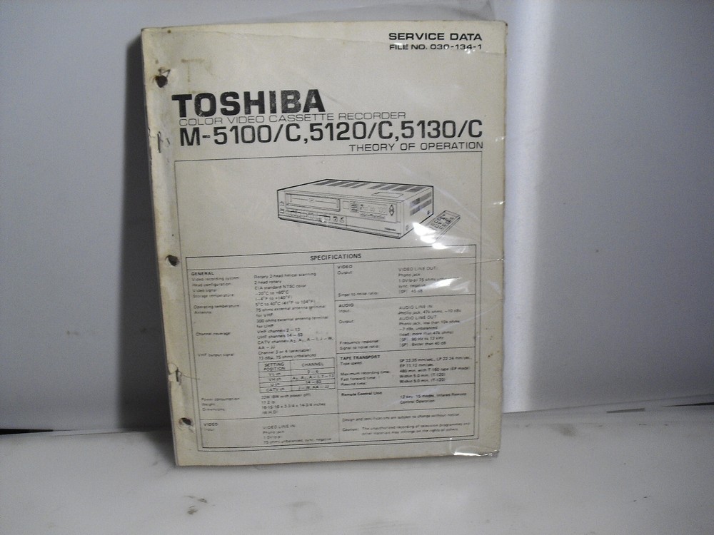 Toshiba M-5100/C 5120/C 5130/ C Original Manuals