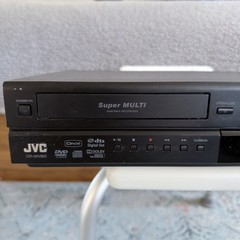 JVC DR-MV80 DVD Recorder VHS VCR Combo HDMI Tested Dubbing Works W/ Remote