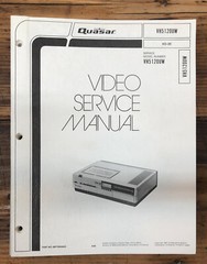 Quasar VH5120UW VH5120 UW VCR Service Manual *Original*