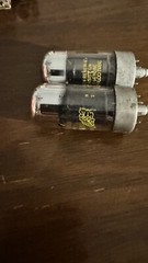 NOS Match Pair Brimar & Philco (Sylvania) 7C5 KT81 Loctal Tubes (6V6) RichTone !
