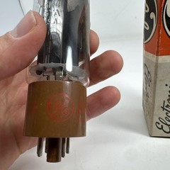 GE Brown Base Hanging Filament 5R4GYA Vacuum Tube NOS