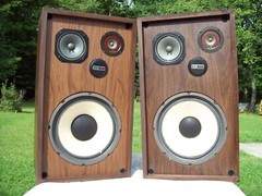 AAL Studio Series, 3-Way Bass Reflex vintage home stereo speakers
