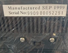 Amtel Vintage Black And White CRT TV Model 502 Portable – NOS