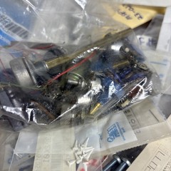 Large Lot of VTG Electronic Parts Meters, Pots, ICs, Transistors, Motorola