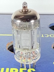 Tung-Sol ECC83 12AX7 Long Grey Plate O-Getter Tested Good Balanced Tube