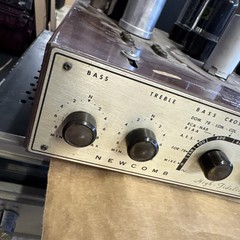 Vintage Newcomb Audio D-12 Tube Mono Amplifier ~ 6V6
