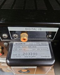 SONY DTC-1000ES DAT Deck Digital Audio Tape Recorder Japan
