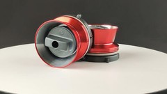 1 Pair Universality Red Silver metal Nab Hub Adapter For R2R Studer Pioneer etc