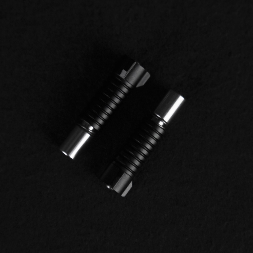2X OTARI PIONEER Universal Trident Screw Black Sleeves Screw Diameter 3.0mm