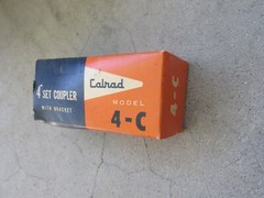 CALRAD 4 SET COUPLER WITH BRACKET MODEL 4-C NEW NEVER USED