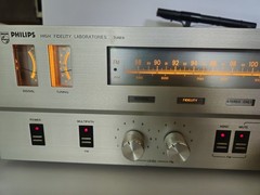 RARE VINTAGE Philips HiFi Laboratories Stereo Tuner 673 AH673 Working Tested