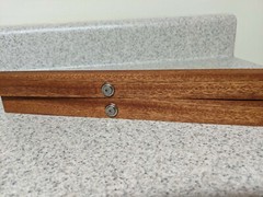 Side Rails for Pioneer RT-909 Solid Mahogany, Beautiful, RT-901, Cheeks