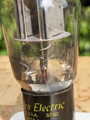Western Electric 421A Tube DD Getter TV7 Tested Near NOS Level 6652