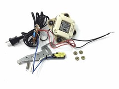 Onkyo CP-1007A Motor Switches and Power Cable Assembly Complete CLEAN & READY