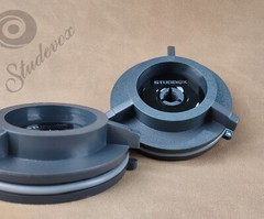 🏅New 1 Pair Of High Quality Nab Hub Adapters For 1/4” Tape Recorders