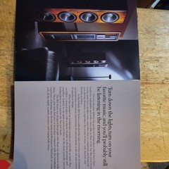 Infinity IRS Series IRS V Beta Gamma Delta 5 Pg Fold Dealer Brochure *Orig*