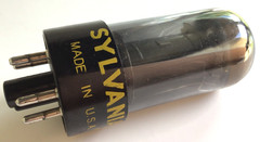 Sylvania 6V6GTA Tube Smoked Glass USA Tested Strong & Box Fender Princeton Champ
