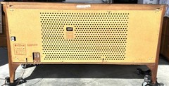 Vintage Mid Century Modern RCA Solid State Walnut Cabinet Stereo Console