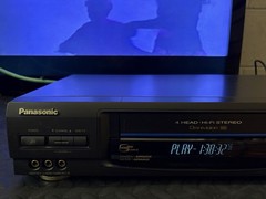 Panasonic PV-V4640 Omnivision Blue Line VCR Plus Gold VHS Player W/REMOTE